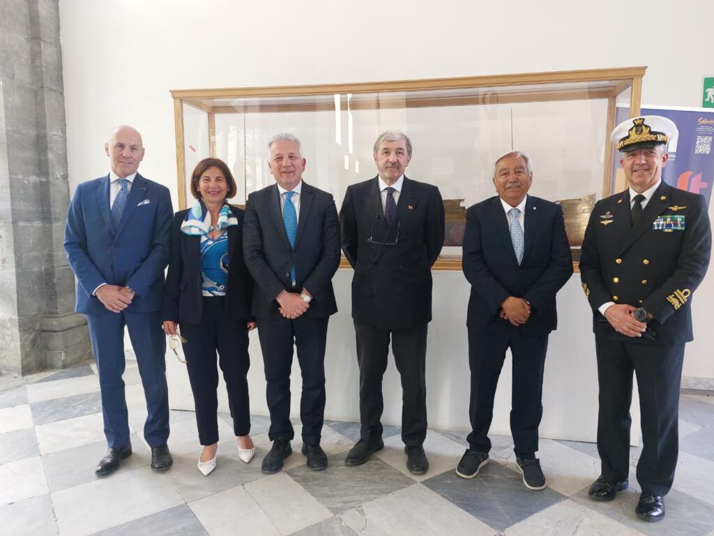 Il presidente della Regione Liguria Marco Bucci in visita al Distretto Ligure delle Tecnologie Marine